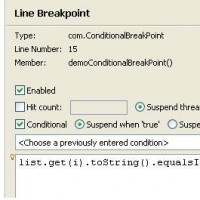 featured Conditional Breakpoint eclipse java